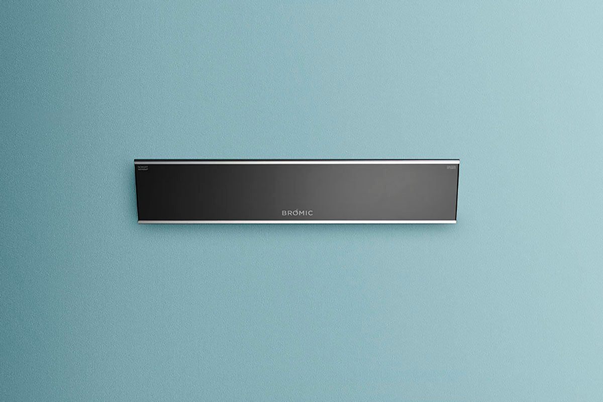 Bromic Heaters Platinum Marine Smart-Heat 2300 Watt Radiant Infrared Outdoor Electric Heater | Black | 240V