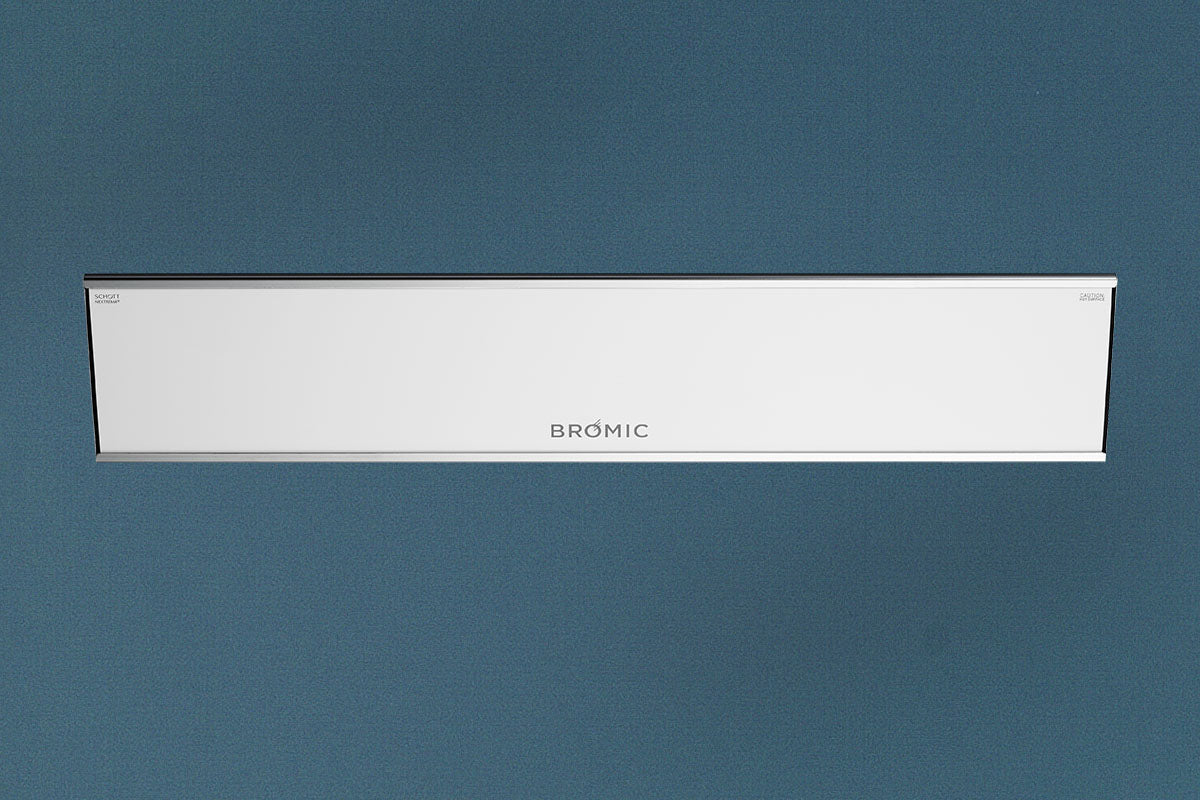 Bromic Heaters Platinum Marine Smart-Heat 4500 Watt Radiant Infrared Outdoor Electric Heater | White | 240V