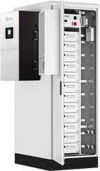 Liniotech Commercial High Voltage Battery Storage 60kWh Lithium Ion Energy System with Sol-Ark 60K-3P-480V IP55 Outdoor Cabinet