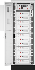 Liniotech Commercial High Voltage Battery Storage 60kWh Lithium Ion Energy System with Sol-Ark 60K-3P-480V IP55 Outdoor Cabinet
