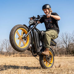 TST® Combo Sale R9 1500W Full-Suspension Moped Style Electric Bike