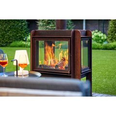 RB73 Fennek 80 4-Sided Glass Fireplace
