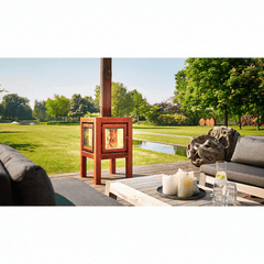 RB73 Quaruba L 3-Sided Glass Fireplace