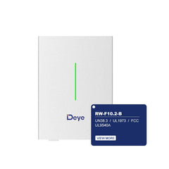 Deye RW-F10.2-B Home Battery Storage System | 10.25kWh Advanced LiFePO4 - Green Vista Living