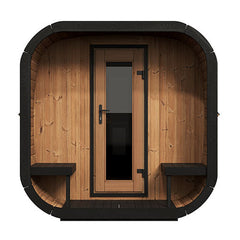 SaunaLife Model CL12GCP Cube-Series Outdoor Home Sauna Suite Kit | 8 Persons