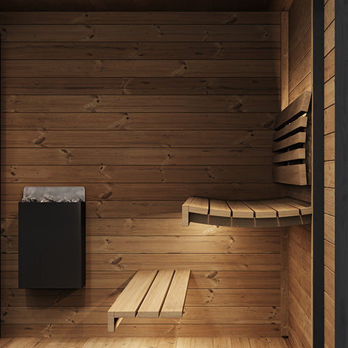 SaunaLife Model GL6 Outdoor Sauna Kit | 6 Persons