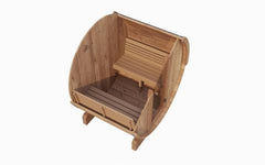 SaunaLife Model E6 Barrel Sauna | 3 Persons