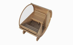 SaunaLife Model E8W Sauna Barrel-Window | 6 Persons
