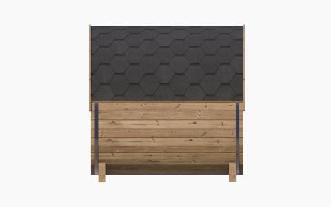 SaunaLife Model E8W Sauna Barrel-Window | 6 Persons