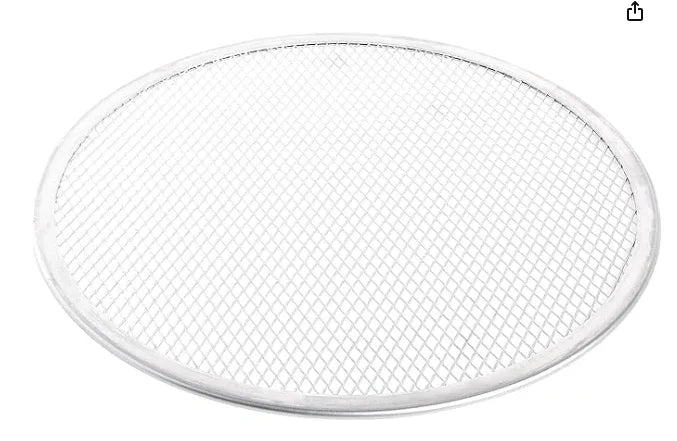 WPPO Aluminum Seamless Pizza Screens – 12 inch & 14 inch Sizes – Durable, Lightweight, Even Heat Circulation - Green Vista Living