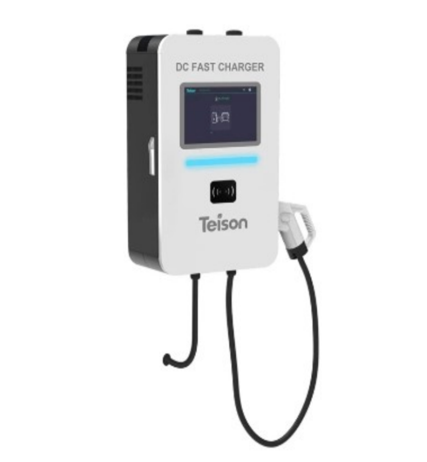 Teison 40kW DC Fast EV Charging Station | Single CCS1 | Wall Mounted | TS-EDW40