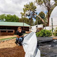 Bootstrap Farmer Silage Tarp - 6 mil Reversible Black & White - Green Vista Living