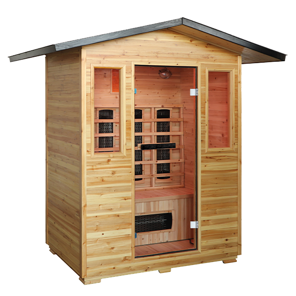 Cal Saunas Solara-Outdoor 3 Person Infrared Sauna