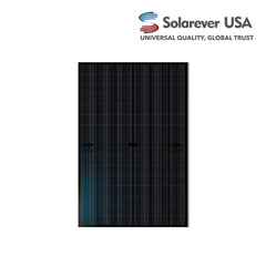 Solarever 450W Dual Glass Bifacial Full Black Solar Panels | Mono-Crystalline N Type |Up to 562W in Bifacial Gain | SE-182*105-450M-96-BD - Green Vista Living