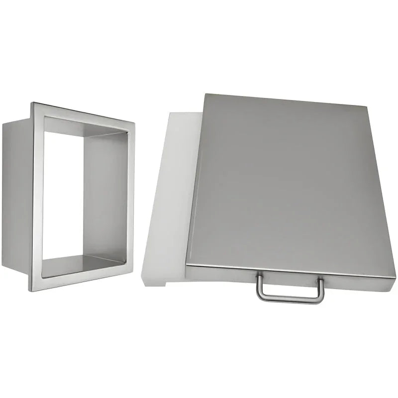 Summerset 14-Inch x 10-Inch Trash Chute & Cutting Board with Lid - SSTC-14 - Green Vista Living