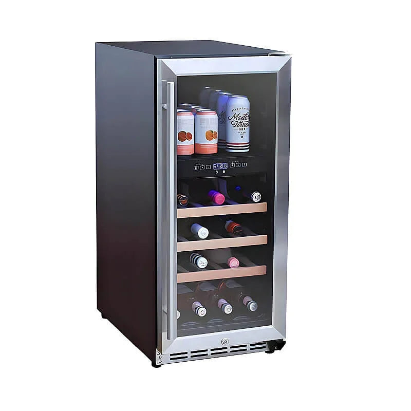 Summerset 15 Inch 3.2 Cu. Ft. Outdoor Dual Zone Wine Cooler - RFR-15WD - Green Vista Living