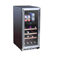 Summerset 15 Inch 3.2 Cu. Ft. Outdoor Dual Zone Wine Cooler - RFR-15WD - Green Vista Living