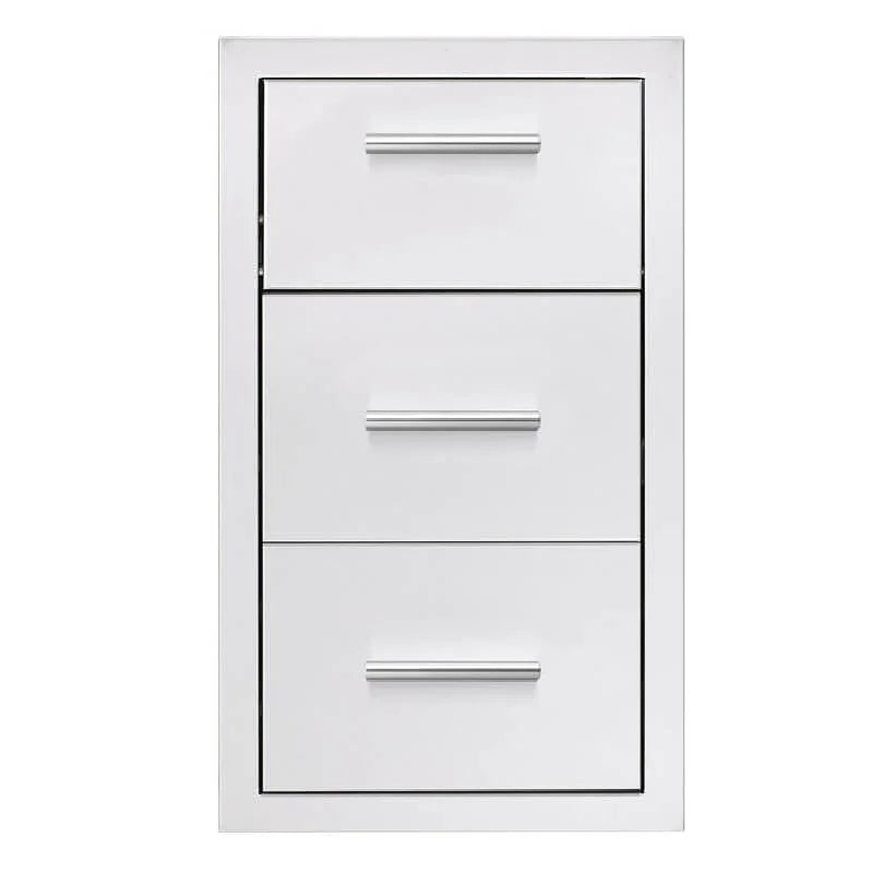 Summerset 17-Inch 2 Drawer & Paper Towel Holder Combo - TDC-17 - Green Vista Living