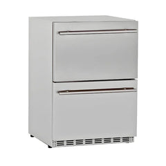 Summerset 24-Inch 5.1 Cu. Ft. Outdoor Rated Two Drawer Refrigerator - RFR-24DR2-A - Green Vista Living