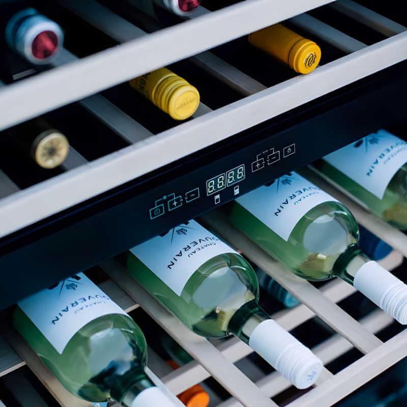 Summerset 24 Inch 5.1 Cu Ft. Outdoor Dual Zone Wine Cooler - RFR-24WD - Green Vista Living