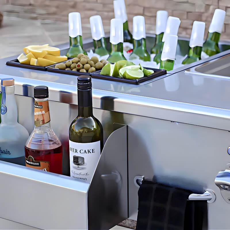 Summerset 30 Inch Built-In Beverage and Prep Station - SSBC-30L - Green Vista Living