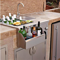 Summerset 30 Inch Built-In Beverage and Prep Station - SSBC-30L - Green Vista Living