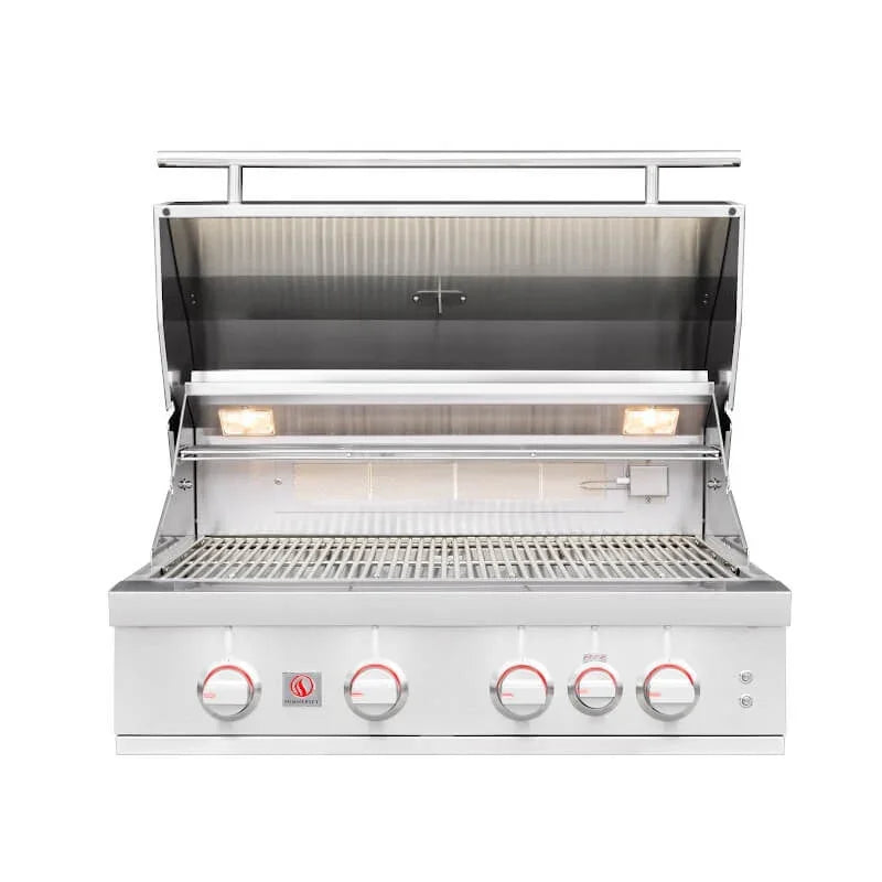 Summerset Sizzler Pro 32 Inch 4-Burner Freestanding Gas Grill - Green Vista Living