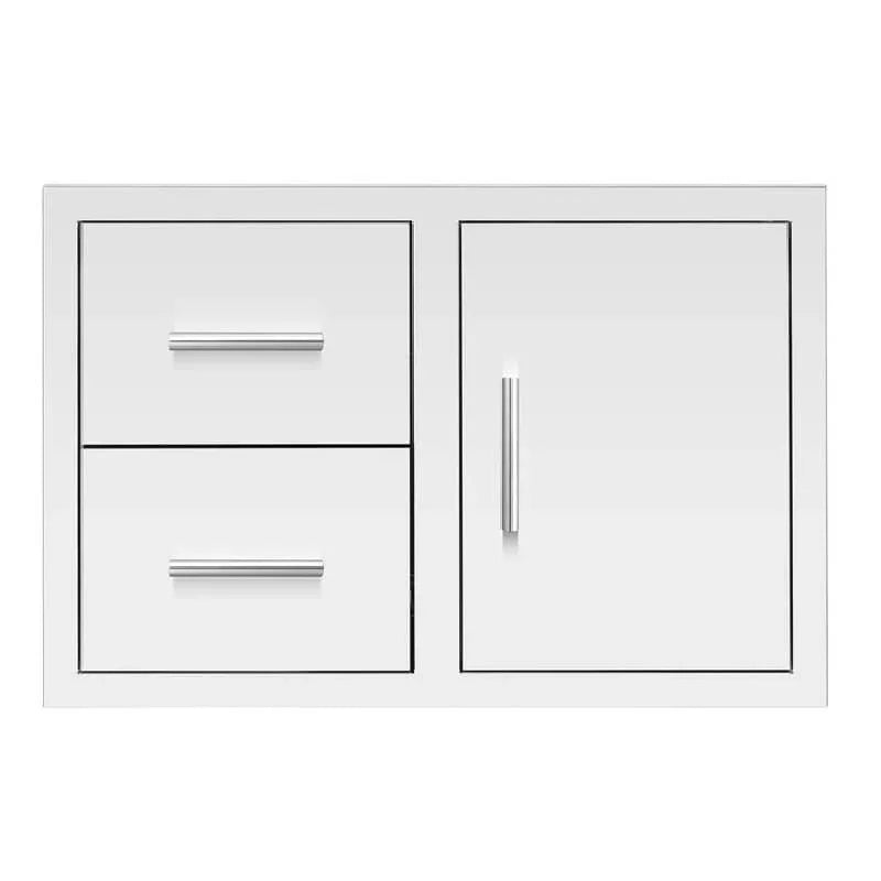 Summerset 33-Inch Masonry 2-Drawer & Access Door Combo - DC2-33M - Green Vista Living