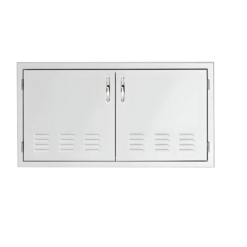 Summerset 33-Inch Vented Stainless Steel Double Access Door - SSDD-33V - Green Vista Living