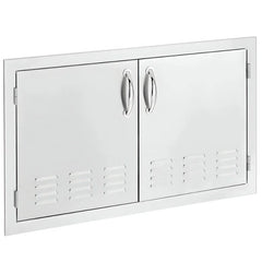 Summerset 33-Inch Vented Stainless Steel Double Access Door - SSDD-33V - Green Vista Living