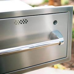 Summerset 36-Inch Built-In 120V Electric Outdoor Warming Drawer - WD-36 - Green Vista Living