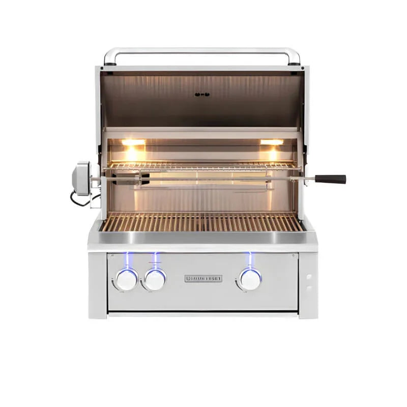 Summerset Alturi 30 Inch 2 Burner Built-In Gas Grill With Rotisserie - Green Vista Living