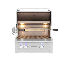 Summerset Alturi 30 Inch 2 Burner Built-In Gas Grill With Rotisserie - Green Vista Living