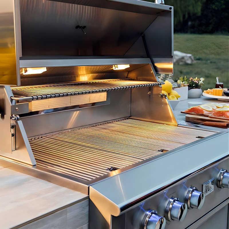 Summerset Alturi 36 Inch 3 Burner Built-In Gas Grill With Rotisserie - Green Vista Living