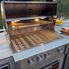 Summerset Alturi 36 Inch 3 Burner Built-In Gas Grill With Rotisserie - Green Vista Living