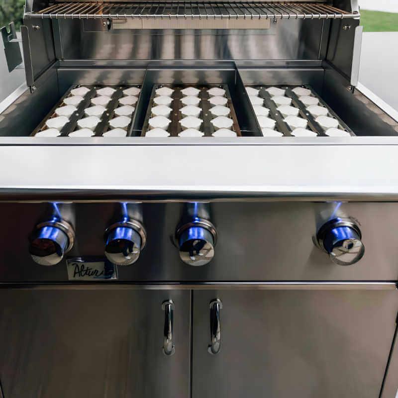 Summerset Alturi 36 Inch 3 Burner Built-In Gas Grill With Rotisserie - Green Vista Living