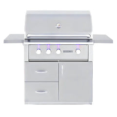 Summerset Alturi 36 Inch 3 Burner Freestanding Gas Grill With Rotisserie - Green Vista Living