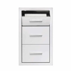 Summerset 17-Inch 2 Drawer & Paper Towel Holder Combo - TDC-17 - Green Vista Living