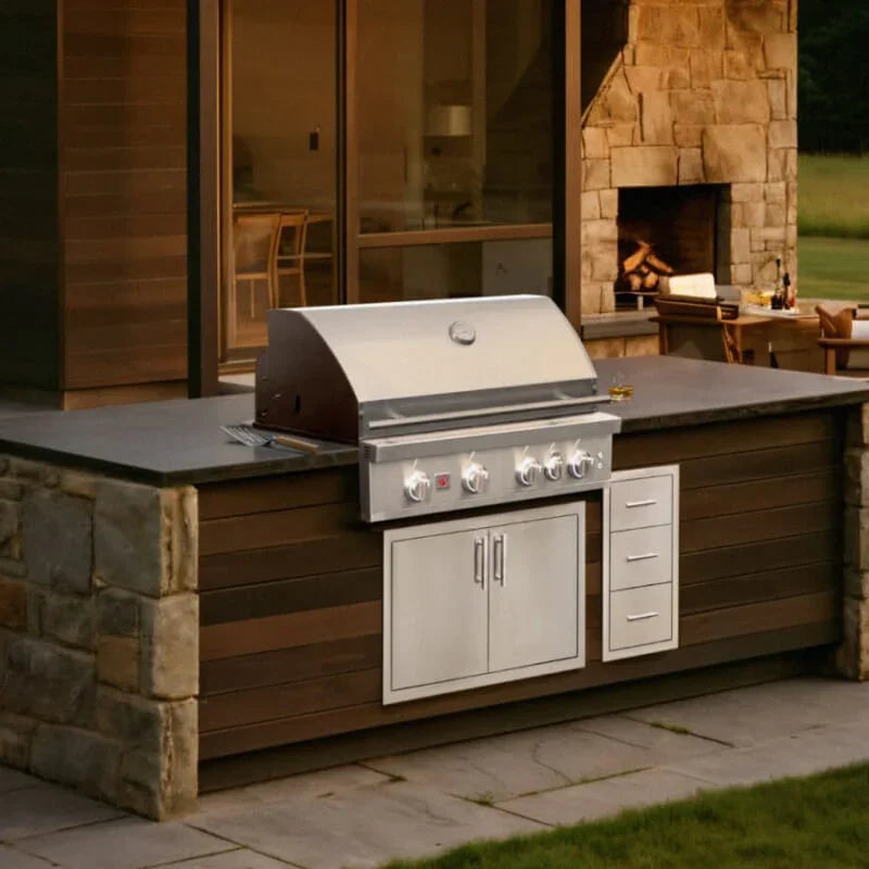 Summerset Quest Series 42-Inch 4 Burner Built-In Gas Grill - QST42 - Green Vista Living