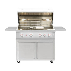 Summerset Quest Series 42-Inch 4 Burner Freestanding Gas Grill - Green Vista Living