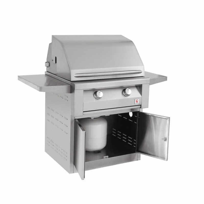 Summerset Resort 30-Inch 2-Burner Freestanding Pedestal Grill - SBG30-PED + SBG30 - Green Vista Living