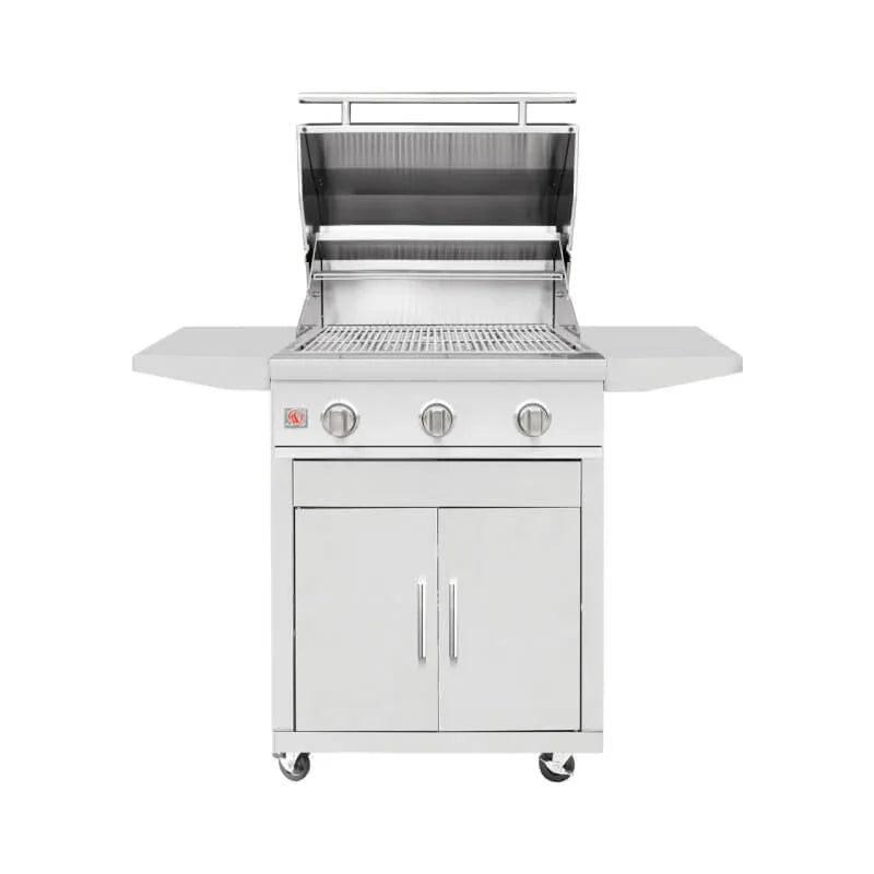 Summerset Sizzler 25-Inch 3-Burner Freestanding Gas Grill - Green Vista Living