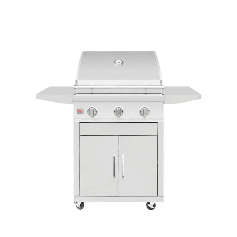 Summerset Sizzler 25-Inch 3-Burner Freestanding Gas Grill - Green Vista Living
