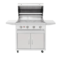 Summerset Sizzler 32 Inch 4 Burner Freestanding Gas Grill - Green Vista Living