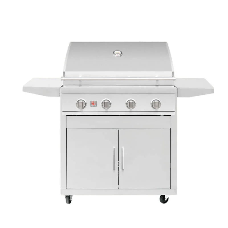 Summerset Sizzler 32 Inch 4 Burner Freestanding Gas Grill - Green Vista Living