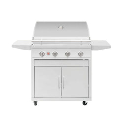 Summerset Sizzler 32 Inch 4 Burner Freestanding Gas Grill - Green Vista Living