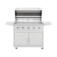 Summerset Sizzler 40 Inch 5 Burner Freestanding Gas Grill - Green Vista Living