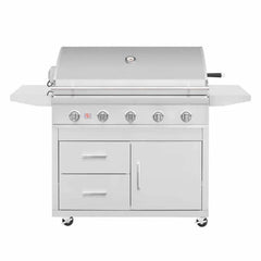 Summerset Sizzler Pro 32 Inch 4-Burner Freestanding Gas Grill - Green Vista Living