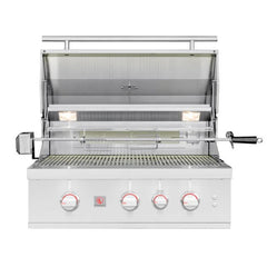 Summerset TRL Pro 32 Inch 3 Burner Built-In Gas Grill With Rotisserie - Green Vista Living