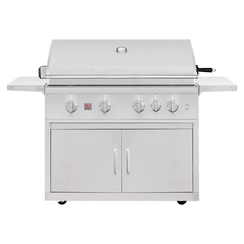 Summerset TRL Pro 40 Inch 4 Burner Freestanding Gas Grill With Standard Cart - Green Vista Living